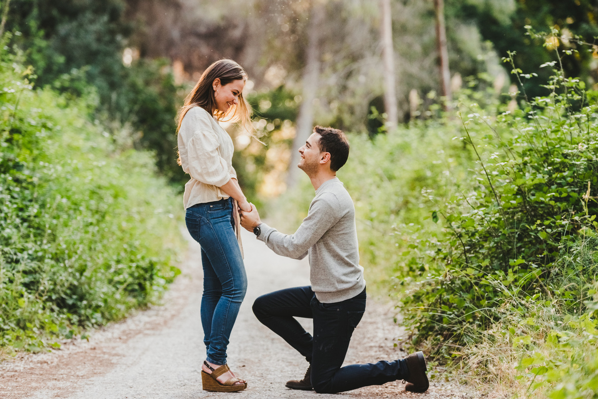 Man Proposing Marriage to His Girlfriend